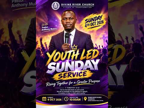 🔴 LIVE | YOUTH-LED SUNDAY SERVICE | DIVINE RIVER CHURCH | 4TH OCTOBER 2026 sermon thumbnail